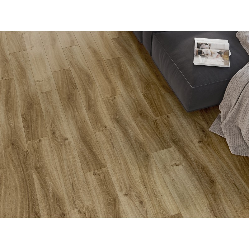 Mexen Amsterdam Vinylpaneele 1240 x 182 mm SPC 6,5 mm, IXPE-Unterlage 1,5 mm, 4 V-Fuge, Eiche - F1042-1240-182-505-4V1-01