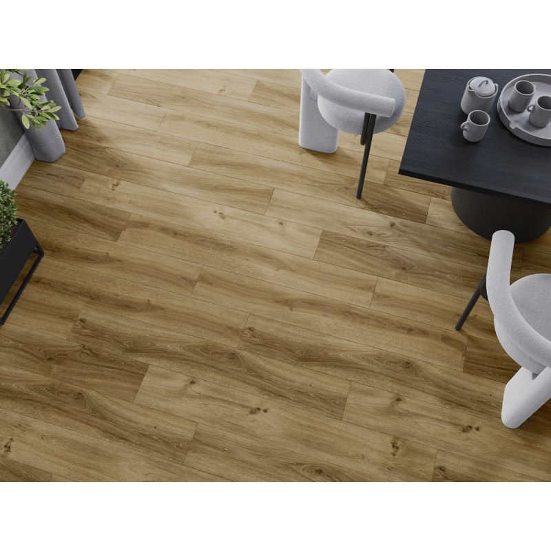 Mexen Amsterdam Vinylpaneele 1240 x 182 mm SPC 6,5 mm, IXPE-Unterlage 1,5 mm, 4 V-Fuge, Eiche - F1042-1240-182-505-4V1-01