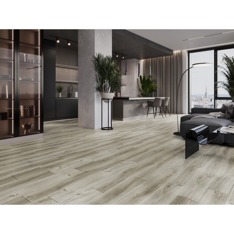 Mexen Richmond Vinylplatten 1240 x 182 mm SPC 6,5 mm, IXPE-Unterlage 1,5 mm, 4 V-Fuge, Eiche - F1043-1240-182-505-4V1-01