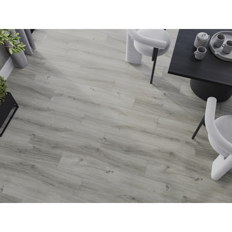 Mexen Harrison Vinylplatten 1240 x 182 mm SPC 6,5 mm, IXPE-Unterlage 1,5 mm, 4 V-Fuge, Eiche - F1044-1240-182-505-4V1-01