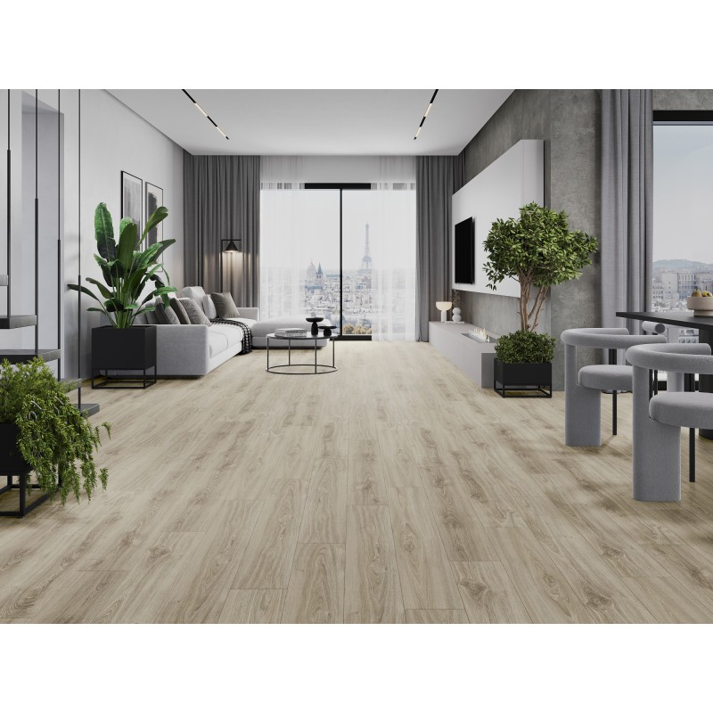 Mexen Madison Vinylpaneele 1240 x 182 mm SPC 6,5 mm, IXPE-Unterlage 1,5 mm, 4 V-Fuge, Eiche - F1045-1240-182-505-4V1-01