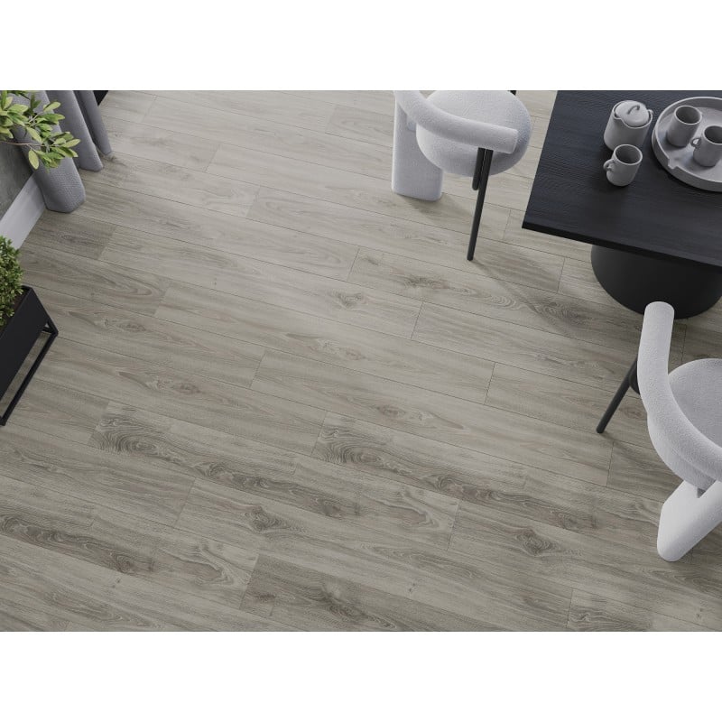 Mexen Silver Creek Vinylböden 1240 x 182 mm SPC 6,5 mm, IXPE Unterlage 1,5 mm, 4 V-Fuge, Eiche - F1047-1240-182-505-4V1-01