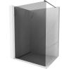 Mexen Kioto Duschwand Walk-in 140 x 200 cm, grafit 8 mm, gebürstet Pistole Grau - 800-140-101-66-40