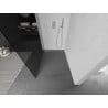 Mexen Kioto Duschwand Walk-in 90 x 200 cm, grafit 8 mm, gebürstetes Nickel - 800-090-101-97-40