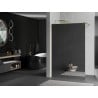 Mexen Kioto Duschwand Walk-in 100 x 200 cm, Spiegel 8 mm, gold gebürstet - 800-100-101-55-50