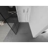 Mexen Kioto Duschwand Walk-in 140 x 200 cm, schwarzes Gitter 8 mm, gebürstetes Nickel - 800-140-101-97-77