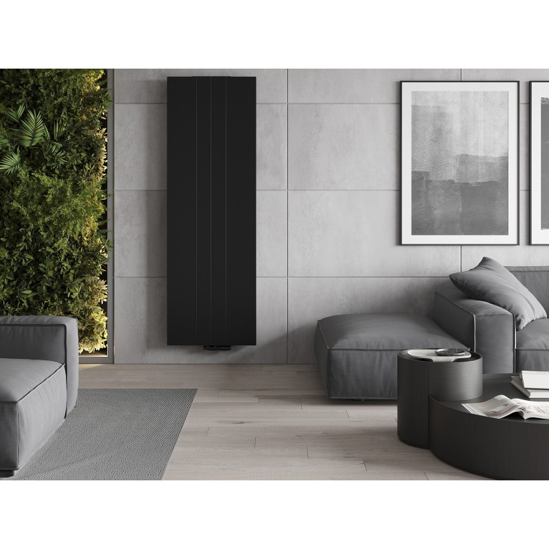 Mexen VS20SL Plattenheizkörper Line 1800 x 600 mm, mittlerer unterer Anschluss, 1308 W, schwarz - W6-180-060-70