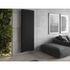 Mexen Line VS20SL Flachheizkörper 2000 x 600 mm, mittige untere Anschlüsse, 1417 W, schwarz - W6VS20SL-200-060-70