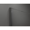 Mexen Kioto Duschwand Walk-in 70 x 200 cm, grafitgrau 8 mm, gebürstetes Gun Gray - 800-070-101-66-40