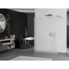 Mexen Kioto freistehende Duschwand 130 x 200 cm, mattiert 8 mm, gun gray gebürstet - 800-130-002-66-30