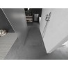 Mexen Kioto freistehende Duschwand 140 x 200 cm, Frost 8 mm, gebürsteter Nickel - 800-140-002-97-30
