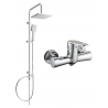 Mexen Kama Tord Aufputz-Duschset mit Duschkopf und Duscharmatur, Chrom - 72540200-00