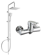 Mexen Kama Tord Aufputz-Duschset mit Duschkopf und Duscharmatur, Chrom - 72540200-00