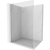 Mexen Kioto L Duschwand Walk-in 75 x 200 cm, transparent, Chrom - 800-075-103-01-00
