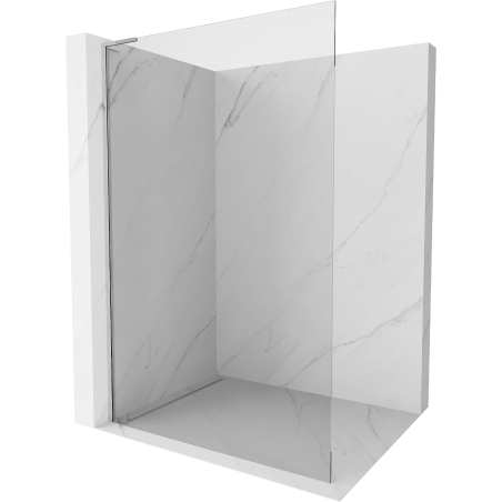 Mexen Kioto L Duschwand Walk-in 90 x 200 cm, transparent, Chrom - 800-090-103-01-00
