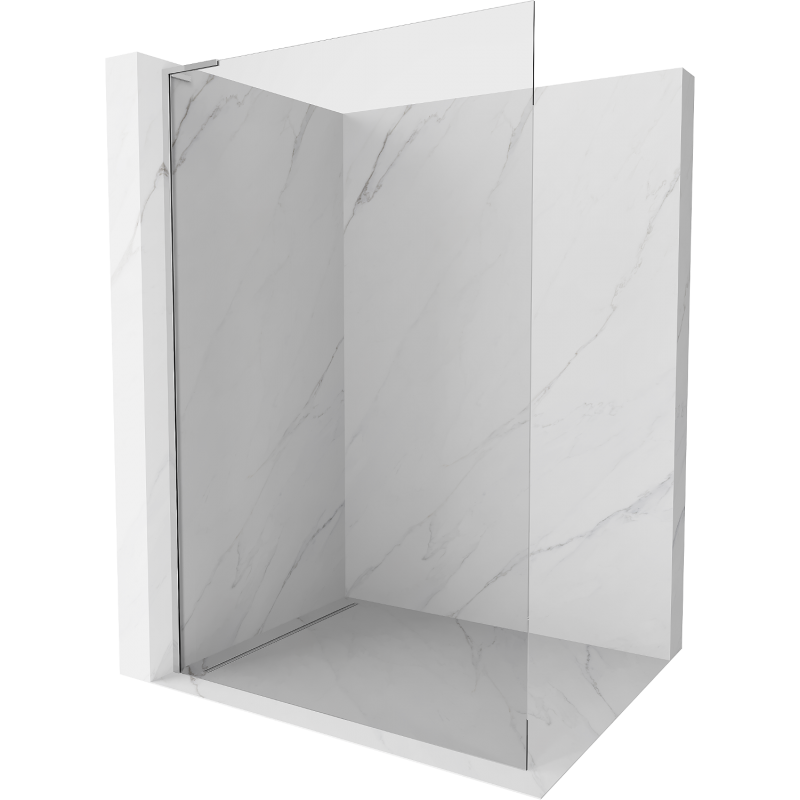 Mexen Kioto L Duschwand Walk-in 115 x 200 cm, transparent, chrom - 800-115-103-01-00
