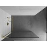 Mexen Kioto L Duschwand Walk-in 85 x 200 cm, transparent, gold - 800-085-103-50-00