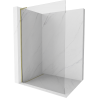 Mexen Kioto L Duschwand Walk-in 110 x 200 cm, transparent, gold - 800-110-103-50-00