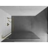 Mexen Kioto L Duschwand Walk-in 115 x 200 cm, transparent, gold - 800-115-103-50-00