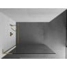 Mexen Kioto L Duschwand Walk-in 105 x 200 cm, transparent, gold gebürstet - 800-105-103-55-00