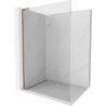 Mexen Kioto L Duschwand Walk-in 100 x 200 cm, transparent, Roségold - 800-100-103-60-00