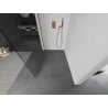 Mexen Kioto L Duschwand Walk-in 105 x 200 cm, transparent, Roségold - 800-105-103-60-00