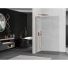 Mexen Kioto L Duschwand Walk-in 110 x 200 cm, transparent, Roségold - 800-110-103-60-00