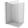 Mexen Kioto L Duschwand Walk-in 55 x 200 cm, transparent, gun gray gebürstet - 800-055-103-66-00