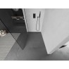 Mexen Kioto L Duschwand Walk-in 120 x 200 cm, transparent, gun gray gebürstet - 800-120-103-66-00
