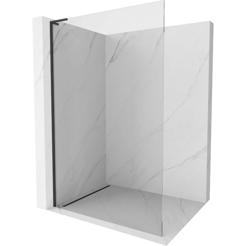 Mexen Kioto L Duschwand Walk-in 55 x 200 cm, transparent, schwarz - 800-055-103-70-00