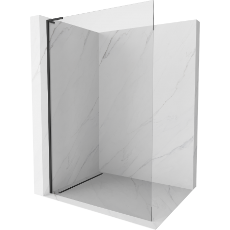 Mexen Kioto L Duschwand Walk-in 90 x 200 cm, transparent, schwarz - 800-090-103-70-00