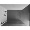 Mexen Kioto L Duschwand Walk-in 105 x 200 cm, transparent, schwarz - 800-105-103-70-00