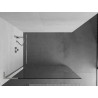 Mexen Kioto L Duschwand Walk-in 60 x 200 cm, transparent, gebürsteter Nickel - 800-060-103-97-00