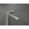 Mexen Kioto L Duschwand Walk-in 85 x 200 cm, transparent, gebürsteter Nickel - 800-085-103-97-00