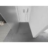 Mexen Kioto L Duschwand Walk-in 80 x 200 cm, mattiert, Chrom - 800-080-103-01-30