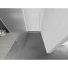 Mexen Kioto L Duschwand Walk-in 80 x 200 cm, matt, weiß - 800-080-103-20-30