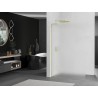 Mexen Kioto L Duschwand Walk-in 110 x 200 cm, matt, gold - 800-110-103-50-30