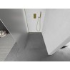 Mexen Kioto L Duschwand Walk-in 80 x 200 cm, matt, gebürstetes Gold - 800-080-103-55-30