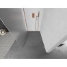 Mexen Kioto L Duschwand Walk-in 90 x 200 cm, mattiert, Roségold - 800-090-103-60-30