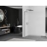 Mexen Kioto L Duschwand Walk-in 80 x 200 cm, Frost, gebürstetes Gun Gray - 800-080-103-66-30