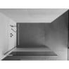 Mexen Kioto L Duschabtrennung Walk-in 80 x 200 cm, transparent/frost, chrom - 800-080-103-01-35