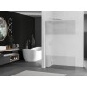 Mexen Kioto L Duschwand Walk-in 100 x 200 cm, transparent/Frost, Chrom - 800-100-103-01-35