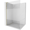 Mexen Kioto L Duschwand Walk-in 70 x 200 cm, transparent/gefroren, gold - 800-070-103-50-35