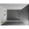 Mexen Kioto L Duschwand Walk-in 110 x 200 cm, transparent/frost, gold - 800-110-103-50-35