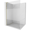Mexen Kioto L Duschwand Walk-in 120 x 200 cm, transparent/frost, gold - 800-120-103-50-35