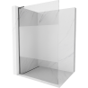Mexen Kioto L Duschwand Walk-in 70 x 200 cm, transparent/geätzt, gun gray gebürstet - 800-070-103-66-35