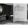 Mexen Kioto L Duschwand Walk-in 90 x 200 cm, transparent/matt, schwarz - 800-090-103-70-35