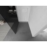 Mexen Kioto L Duschwand Walk-in 90 x 200 cm, grafit, weiß - 800-090-103-20-40