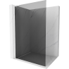 Mexen Kioto L Duschwand Walk-in 90 x 200 cm, grafit, weiß - 800-090-103-20-40