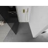 Mexen Kioto L Duschwand Walk-in 90 x 200 cm, Graphit, Gold - 800-090-103-50-40